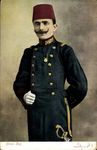 Ak Enver Bey, Enver Pascha, Portrait