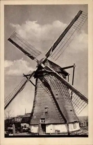 Ak Zevenhuizen Südholland, Windmühle