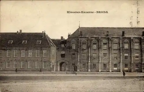 Ak Breda Nordbrabant Niederlande, Kloster-Kazerne - BREDA