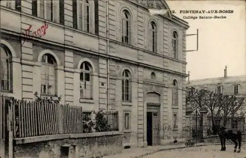 Ak Fontenay aux Roses Hauts de Seine, Collège Sainte-Barbe