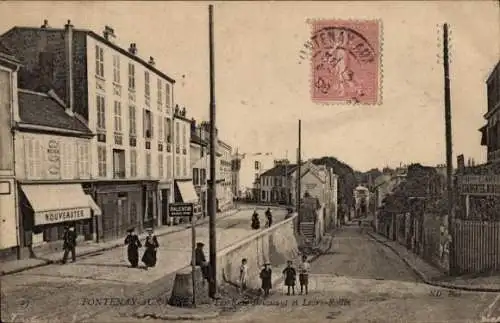 Ak Fontenay aux Roses Hauts de Seine, Straßenpartie