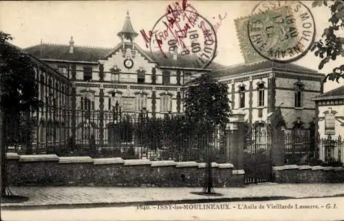 Ak Issy les Moulineaux Hauts de Seine, L'Asile de Vieillards Lasserre