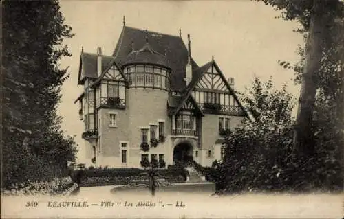 CPA Deauville sur Mer Calvados, Villa Les Abeilles