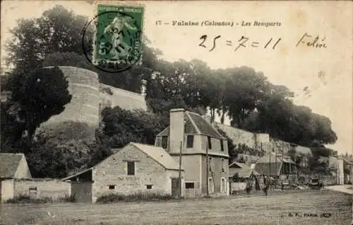 CPA Falaise Calvados, Les Remparts