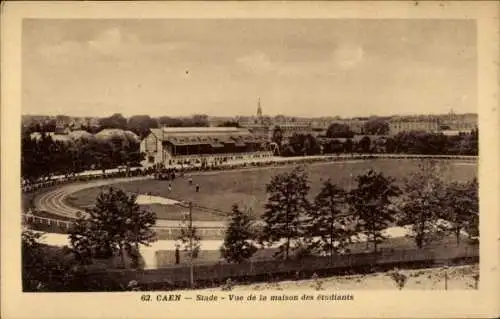 Ak Caen Calvados, Stade, Vue de la maison des etudiants