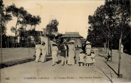 Ak Cabourg Calvados, Garden Tennis