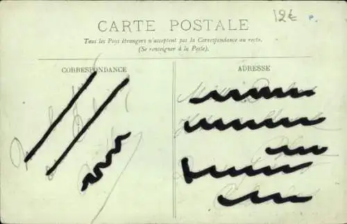 Ak Cabourg Calvados, Rue de la Mer, Hotel