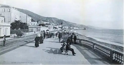 Klapp Ak Menton Alpes Maritimes, Promenade du Midi