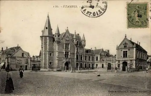 Ak Étampes Essonne,  Hôtel de Ville