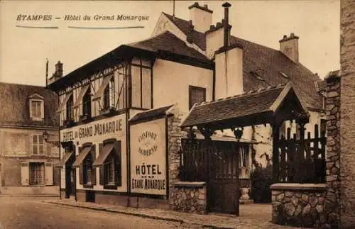 Ak Étampes Essonne, Hotel du Grand Monarque