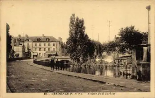 Ak Essonnes Essonne, Avenue Paul-Darblay