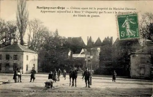 Ak Savigny sur Orge Essonne, Chateau ayant ete la propriete Marechal Davoust