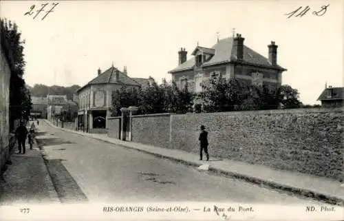Ak Ris Orangis Essonne, Rue du Pont