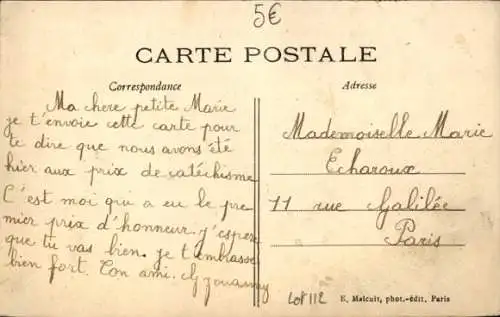 CPA Gif Essonne, Vue Générale prise de l'Abbaye
