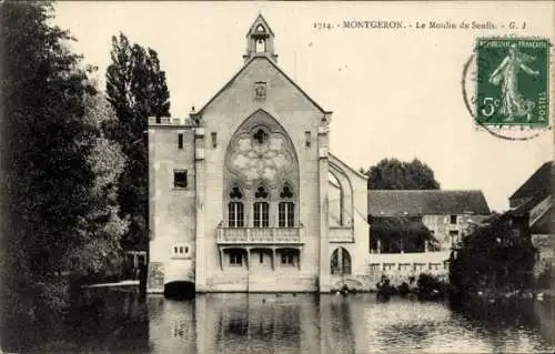 Ak Montgeron Essonne,  Le Moulin de Senlis