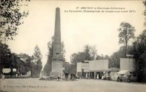 Ak Brunoy Essonne, Obelisk