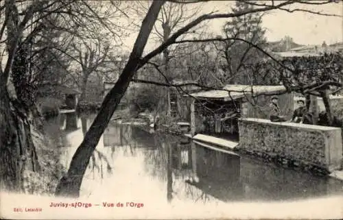 CPA Juvisy-sur-Orge Essonne, Vue de l'Orge