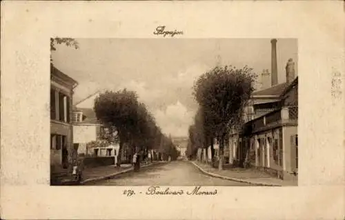 Ak Arpajon Essonne, Boulevard Morand