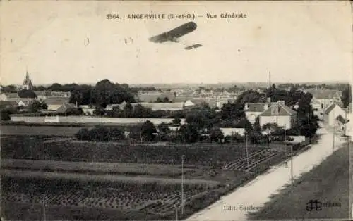 CPA Angerville Essonne, Vue Generale