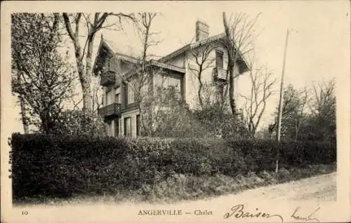 Ak Angerville Seine-et-Oise Essonne, Chalet