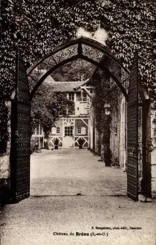 Ak Villiers Saint Benoît Yonne, Château du Bréau