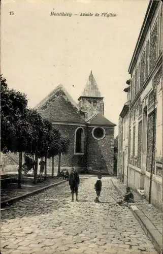 CPA Montlhéry-Essonne, Abside de l'Eglise