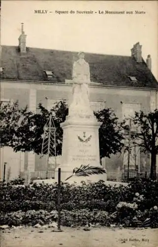 CPA Milly la Forêt Essonne, Monument aux Morts