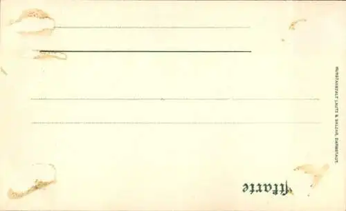 Ak Straßburg Elsass Bas Rhin, Schiefe Turmspitze