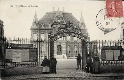 Ak Rueil Hauts-de-Seine, La Mairie