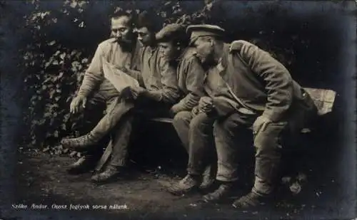 Ak Ungarn,Szóke Andor, Orosz foglyok sorsa nálunk