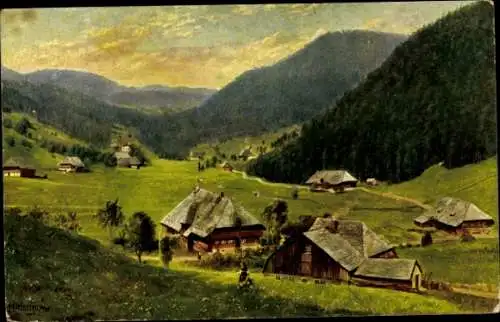 Künstler Ak Hoffmann, H., Todtmoos im Hochschwarzwald, Schwarzwaldserie III Blatt 8