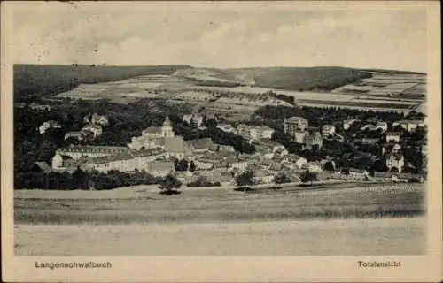 Ak Langenschwalbach Bad Schwalbach im Taunus, Gesamtansicht