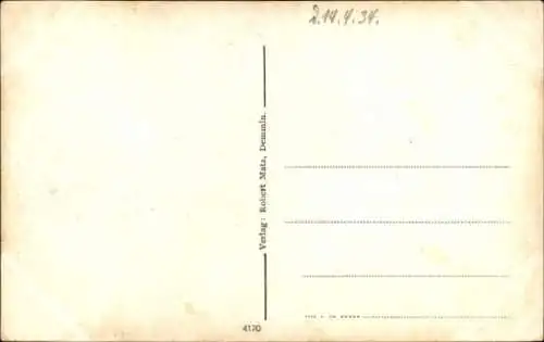 Ak Demmin in Vorpommern, Ulanen Denkmal