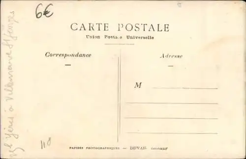 Ak Villeneuve Saint Georges Val de Marne, Brücke