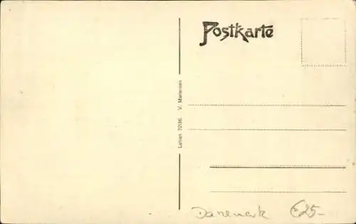 Ak Christiansfeld Kolding Dänemark, Straßenpartie