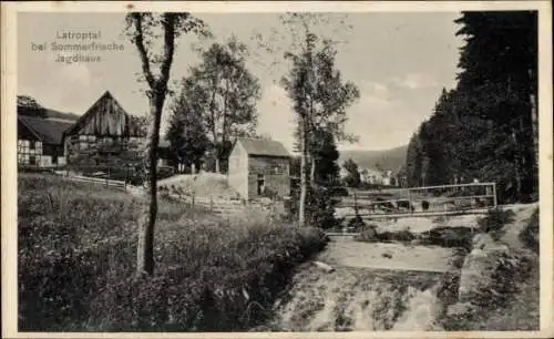 Ak Latrop Schmallenberg im Sauerland, Latroptal, Jagdhaus