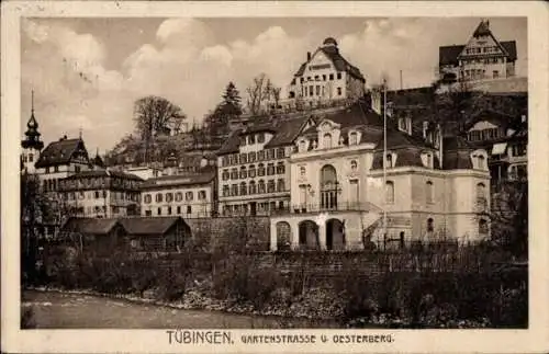 Ak Tübingen am Neckar,  Gartenstraße, Oesterberg