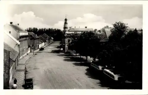 Ak Kostelec nad Labem Elbekosteletz Mittelböhmen, Straßenpartie