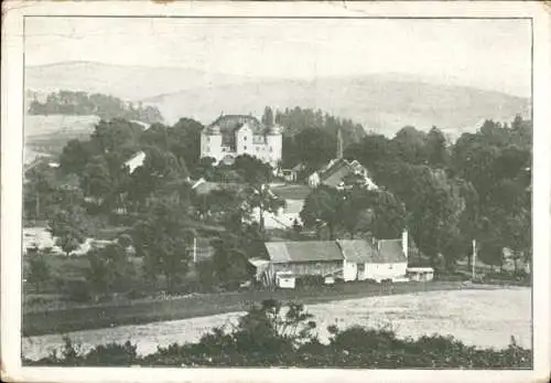 Ak Heinersgrün Weischlitz im Vogtland, Historisches Gebäude, ländliche Umgebung, Wanderheim, P...