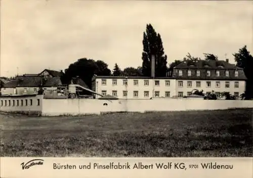 Ak Wildenau in der Oberpfalz, Bürstenfabrik, Industriebauten, ländliche Umgebung