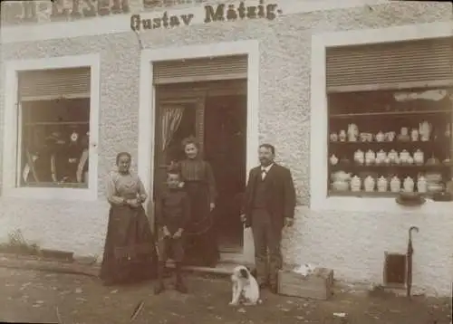 Foto Cämmerswalde Neuhausen im Erzgebirge, Eisenwarenhandlung Gustav Mätzig