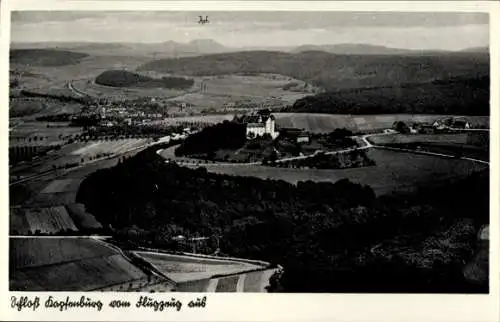 Ak Lauchheim im Ostalbkreis, Schloss Kapfenburg, Fliegeraufnahme