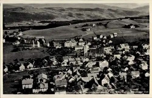 Ak Schwäbisch Gmünd in Württemberg, Fliegeraufnahme