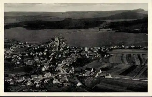 Ak Tuningen in der Baar, Fliegeraufnahme