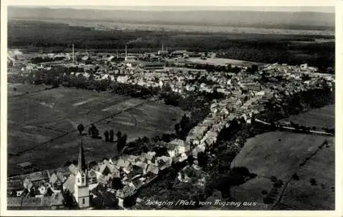 Ak Jockgrim in der Pfalz, Fliegeraufnahme