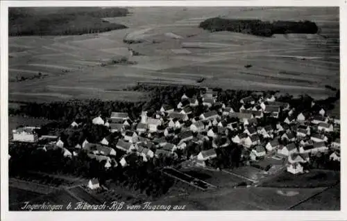 Ak Ingerkingen Schemmerhofen in Württemberg, Fliegeraufnahme