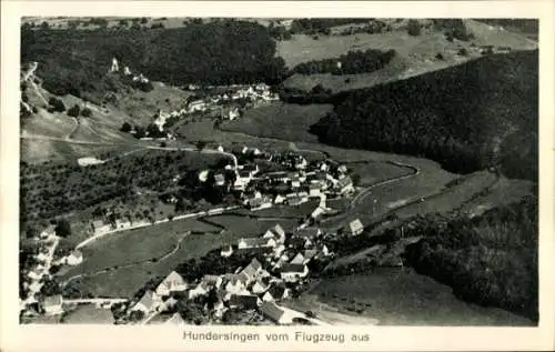 Ak Hundersingen Herbertingen in Württemberg, Fliegeraufnahme