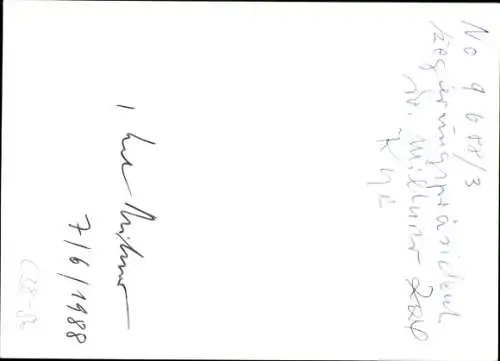 Foto Politiker Karl Miltner, Autogramm