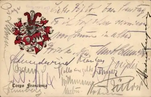 Studentika Ak Berlin, Corps Franconia, Wappen, KSCV