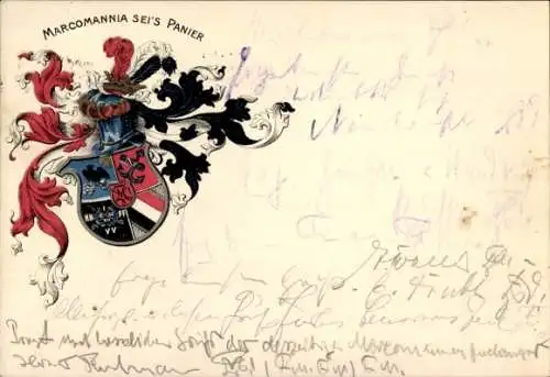 Studentika Ak Breslau, Corps Marcomannia, Wappen, KSCV